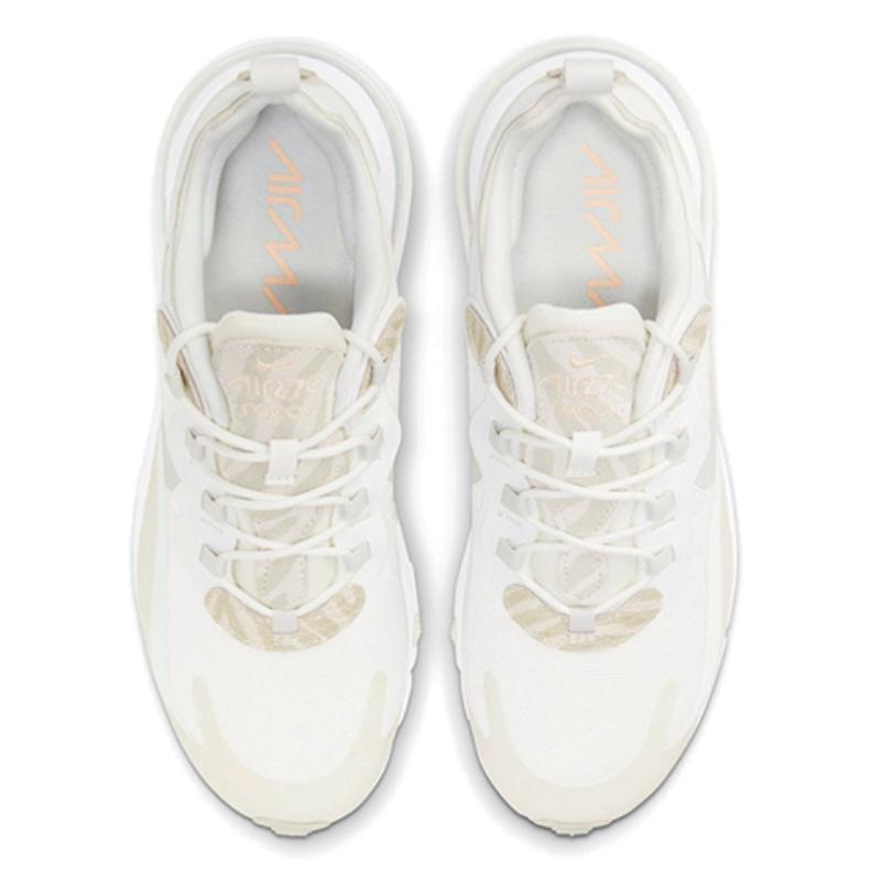 Nike Женские кроссовки Air Max 270 React Se Светло-бежевые Повседневная обувь CV8815-100