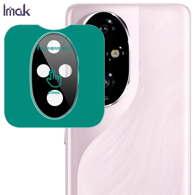 Для Honor 200 Pro 5G Glass IMAK Black Version High Definition Glass Lens Film Self-positioning Version