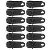 12Pcs/Set Outdoor Tent Canopy Windproof Rope Clip Fixed Buckle Camping Accessories L