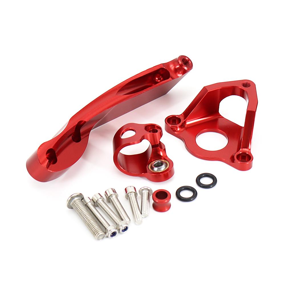 Для Honda CBR600RR CBR 600 RR 600RR 2007-2016 Алюминиевый CNC Кронштейн крепления демпфера стабилизатора руля для мотоциклов Комплект крепежа