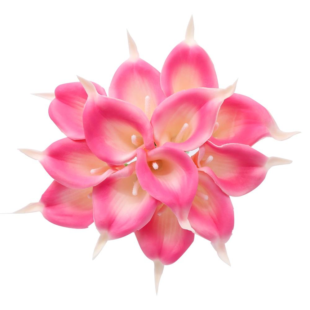 10 шт., настоящие сенсорные Каллы, искусственные цветы, букет Каллы для свадьбы, свадебный домашний цветок, украшение