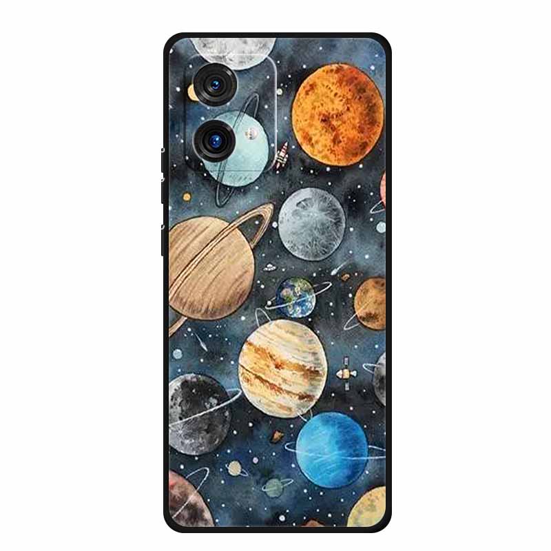 Для Motorola Moto G84 G54 5G Чехол Модный Мягкий Силиконовый Чехол из ТПУ Чехлы для Телефона для Moto G54 MotoG84 2023 Оригинальный Новый Тигр Capa
