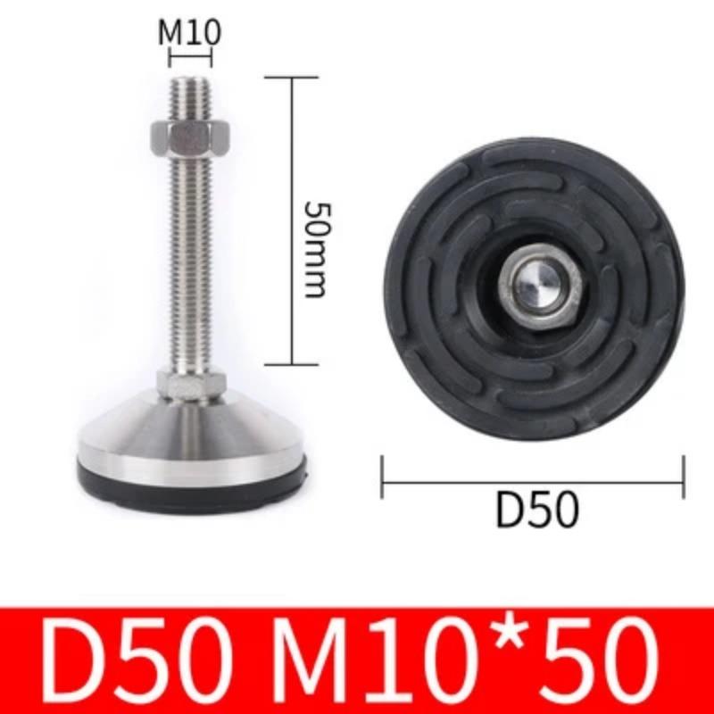 4 шт., нескользящая балансировочная чашка для ног из нержавеющей стали, регулируемая сверхмощная фиксированная ножка для промышленного оборудования, мебели