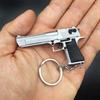 1:4 Металлический игрушечный пистолет Desert Eagle, модель мини-сплавного брелока, реальный вид, коллекция Pubg Prop, креативная подвесная подарочная игрушка для мальчиков и взрослых