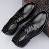 Fashion New Trendy Men's Oxford Shoes Classic Male Casual Shoes Non-Slip Formal Dress Footwear Lace-Up Man Business Derby Shoes Sneakers