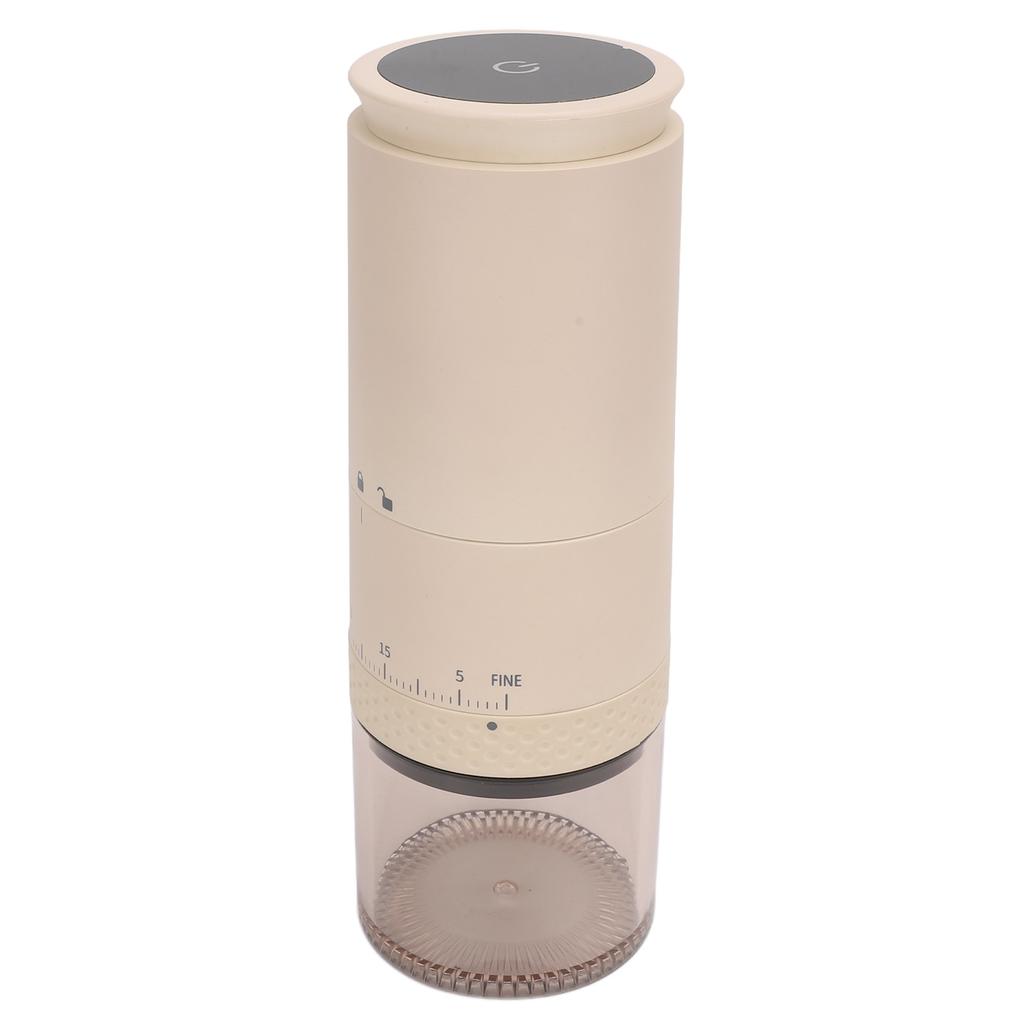 One Touch Coffee Grinder 110ml Powder Capacity Removable Chamber 38 Speeds USB Rechargeable Coffee Grounder Mill