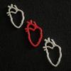 Тяжелая промышленность Любовь Сердце Геометрический Брелок Пряжка Креативный Металлический Подвеска Панк Рок Y2K Шарм для Сумки Поясной Стайлинг Аксессуар Подарок