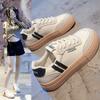 Женские немецкие кроссовки на толстой подошве, летние, новые, винтажные, для скейтбординга, спортивные, тонкие, повседневные, аргановые, белые туфли