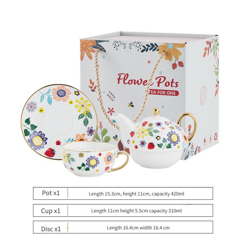 Послеобеденный чайный сервиз Керамический чайник для матери и ребенка Кофейник