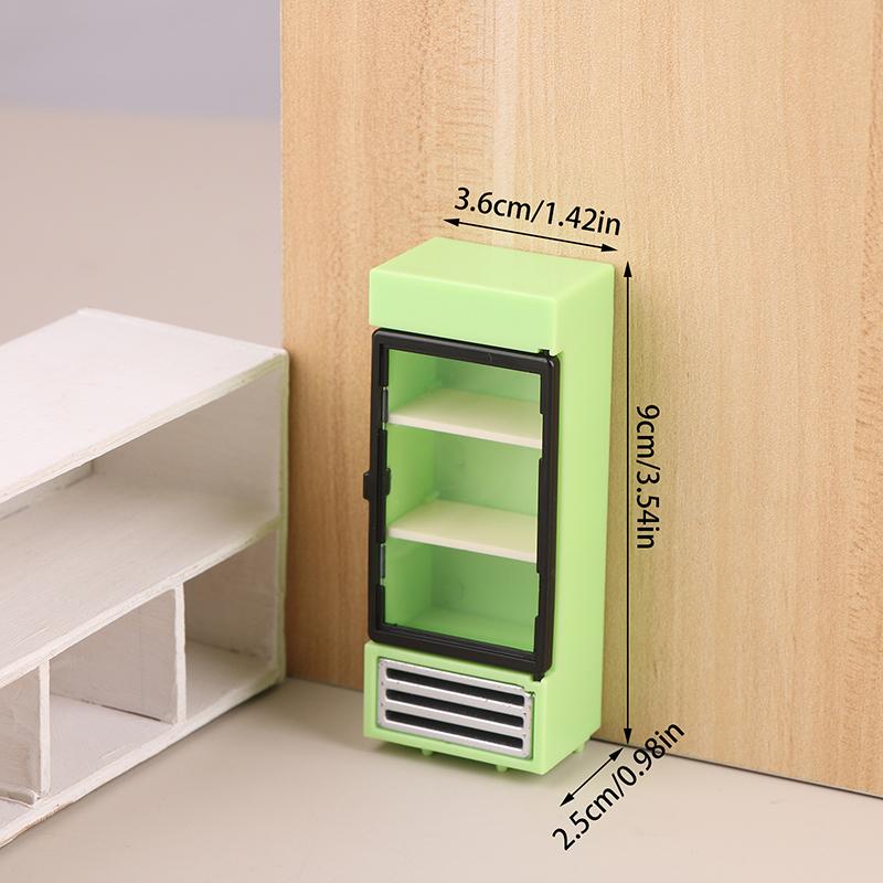 1/12 кукольный домик симулятор холодильник морозильник модель кукольный домик мини мебель аксессуары кукольный домик украшения игрушки