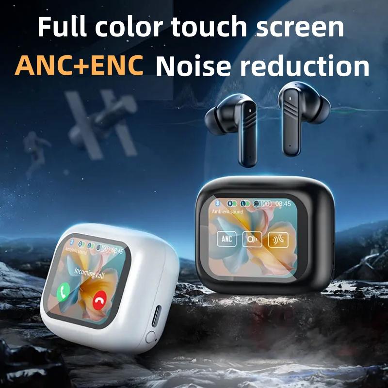 LX-10 TWS Wireless Earphones Digital Display Earbus ANC+ENC Noise Reduction HIFI Stereo Bluetooth Headphones