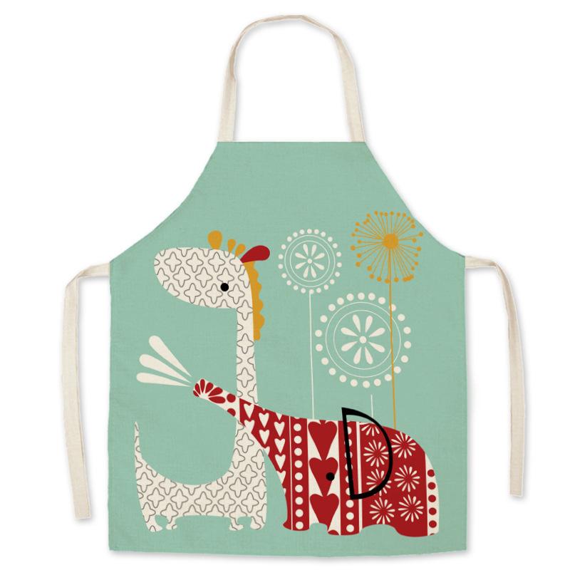 Детский кухонный фартук, устойчивый к пятнам кухонный фартук, льняной фартук, женские кухонные аксессуары, фартук, мужской женский кофейный фартук