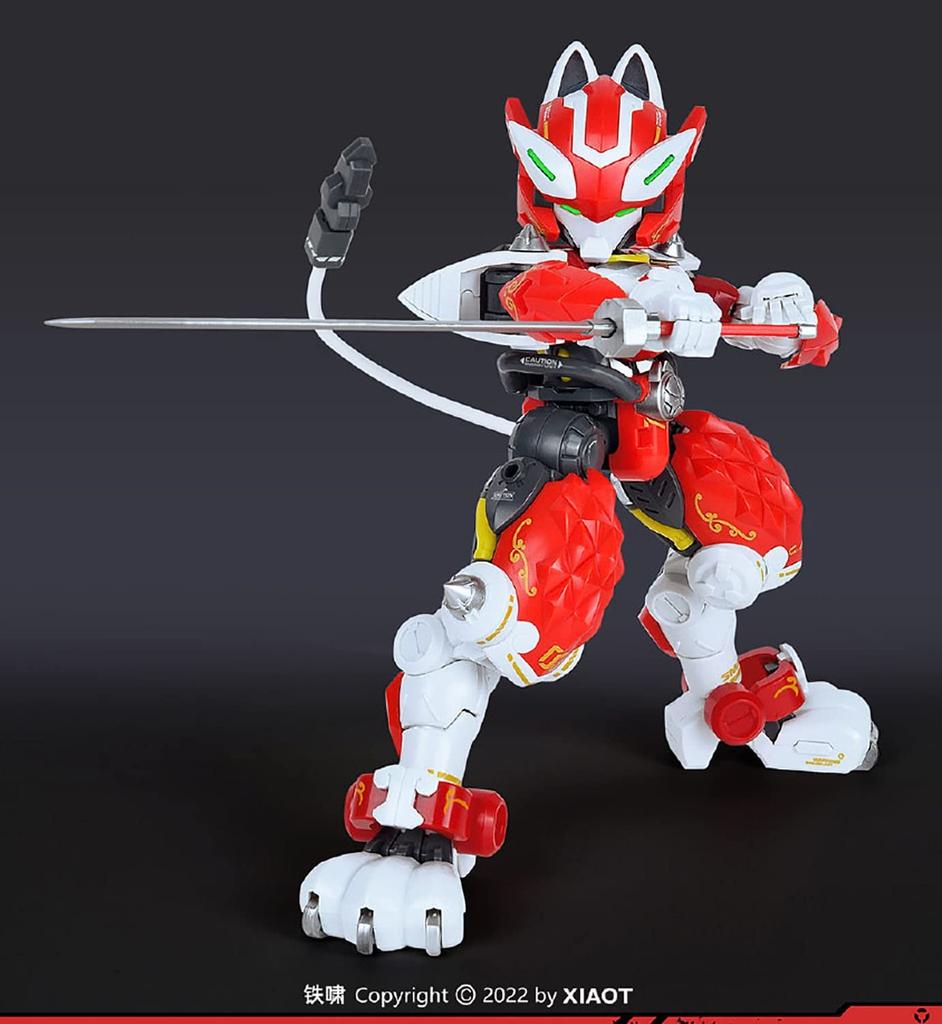 Platts XIAOT Сверхмобильная броня Cat Ninja Assault Battlefield Commander Flame Scale Цветная пластиковая модель XIA3 CAT-03 1/60