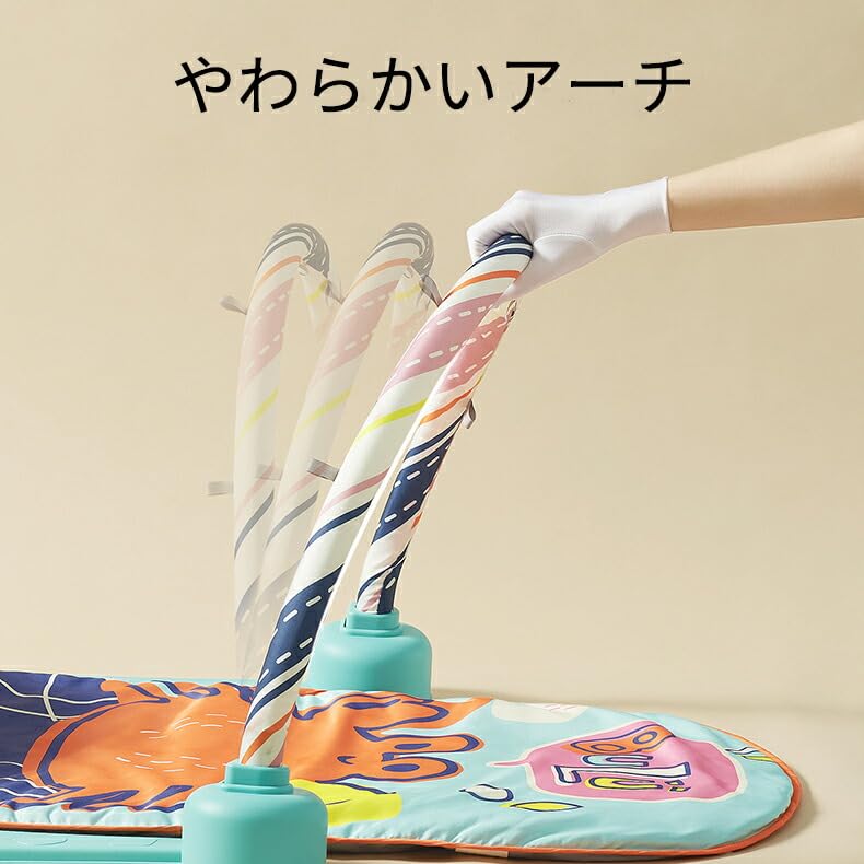 Пианино-гимнастика Пианино-гимнастика, развивающая вас и вашего малыша, коврик для игр для младенцев для игр в помещении [bc babycare] Пинай! 3-сторонние ощущения. Детские игрушки, оборудование, спортзал,