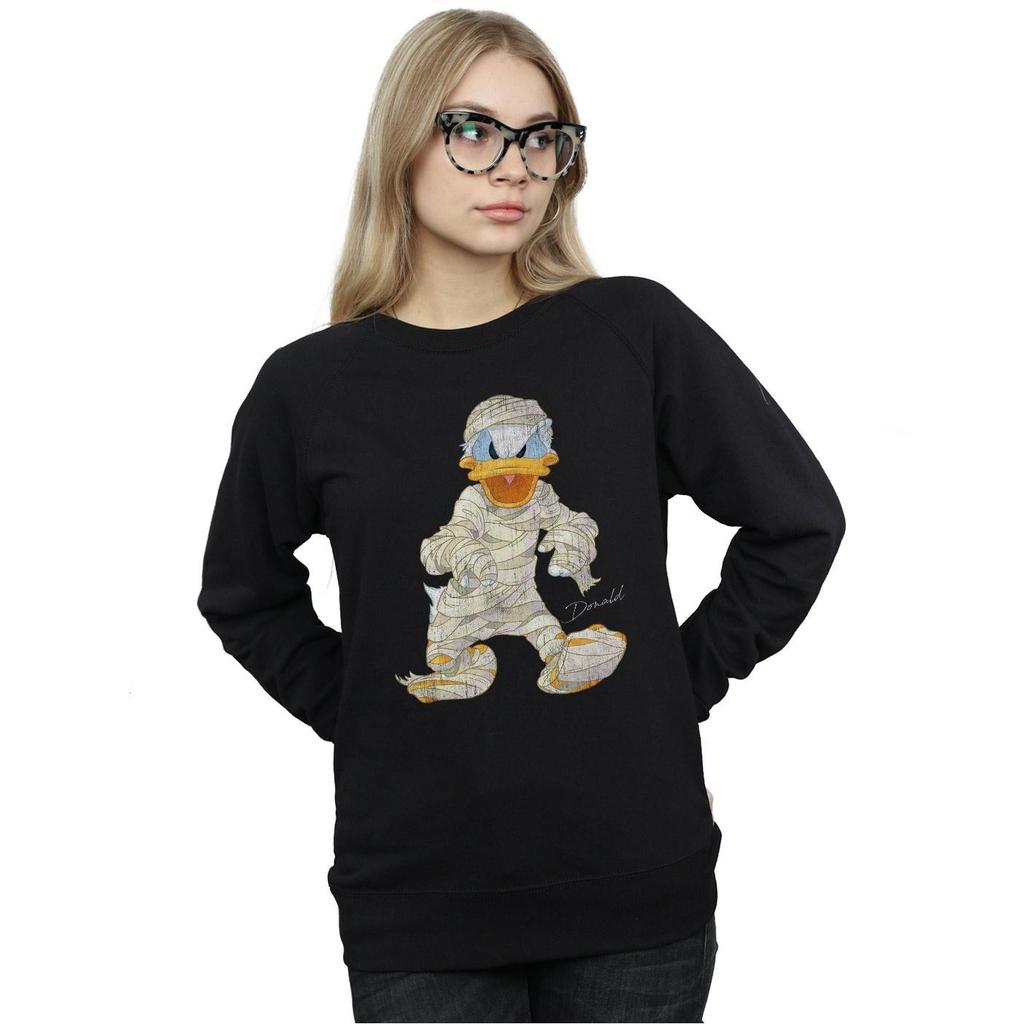 Disney Womens/Ladies Mummy Donald Duck Sweatshirt