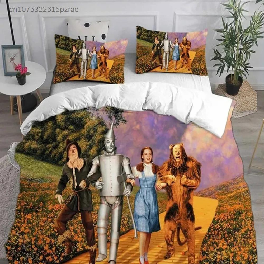 The Wizard Of Oz Bedding Sets,Wizard Of Oz Duvet Cover,Anime Quilt Bed Cover Duvet Cover Pillow Case Sets Kids Adult
