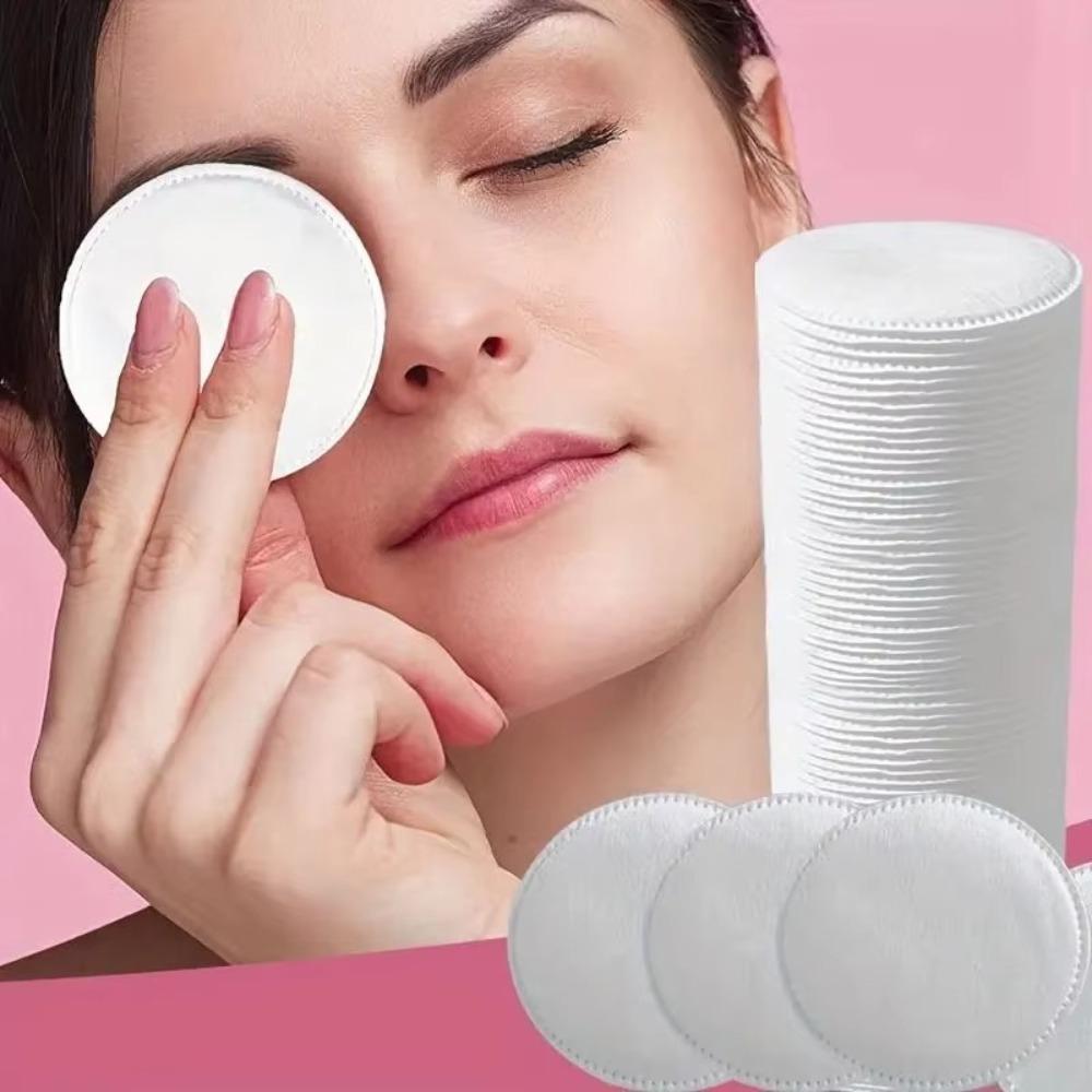 200/500 шт. 3-слойные подушечки для снятия макияжа, мягкие подушечки для снятия лака, ватные диски для глубокого очищения