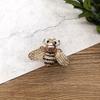 Forest Retro Fairy Tale Versatile Brooch Bee Pearl Temperament Brooch Pin Coat with Accessories