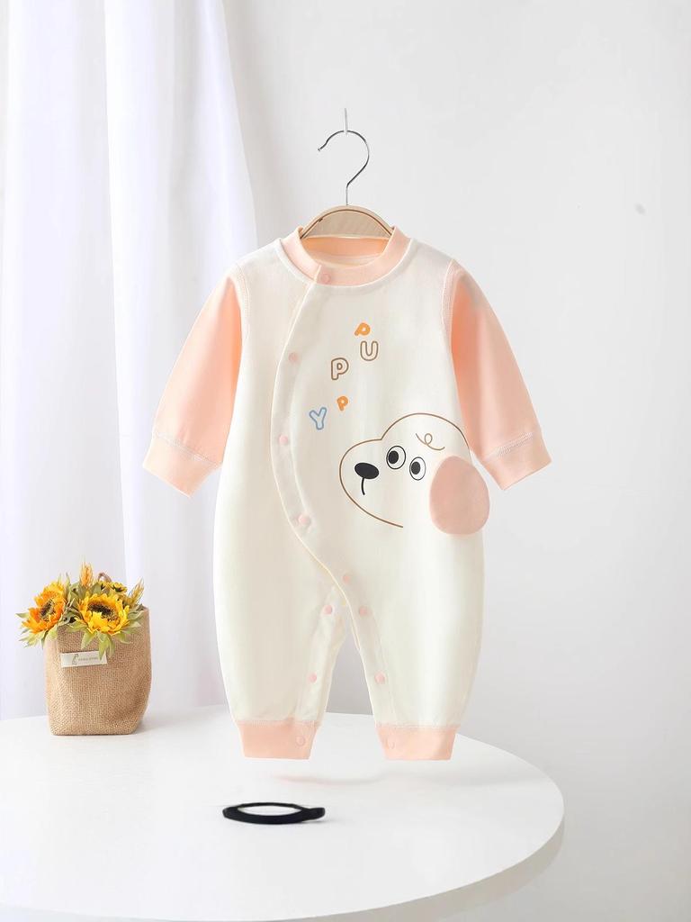 Pure Cotton Baby Romper - Newborn Spring/Autumn Jumpsuit Pajamas, Four Seasons Style
