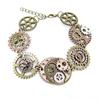 Original Design Different Gears Linked DIY Steampunk Bracelet