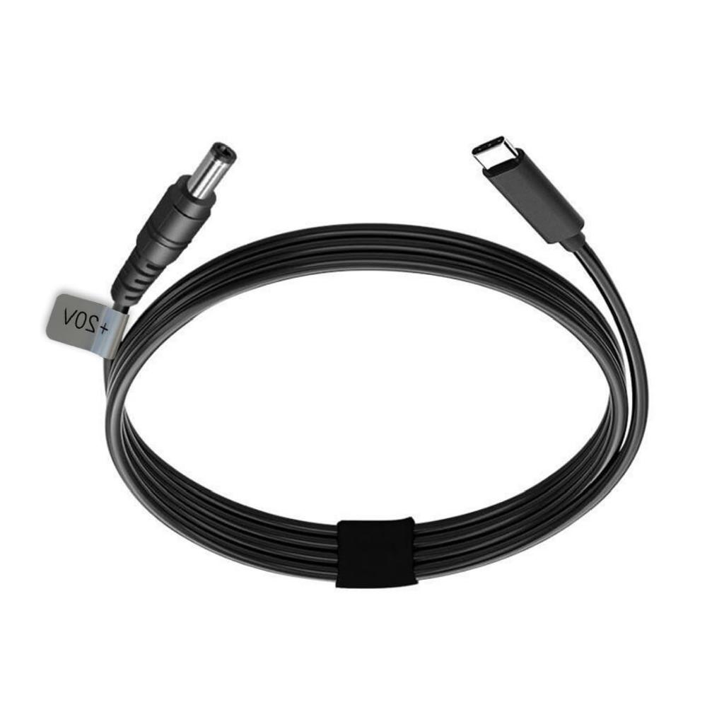 Кабель для зарядки USB C - DC Power Power, 10 м, 32,8 фута, выход 20 В, 5 А, тип C, штекер - DC 5,5x2,1 мм, штекер, шнур для 