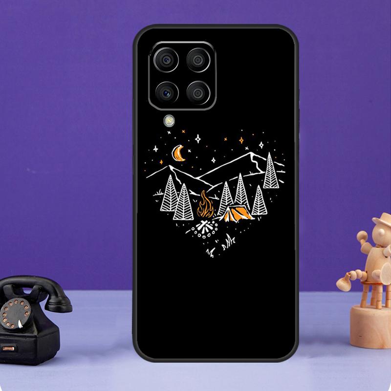 Чехол Nature Camping Art для Samsung Galaxy M55 M21 M31 M51 M12 M32 M52 M20 M13 M23 M33 M53 M14 M34 M54 M30s