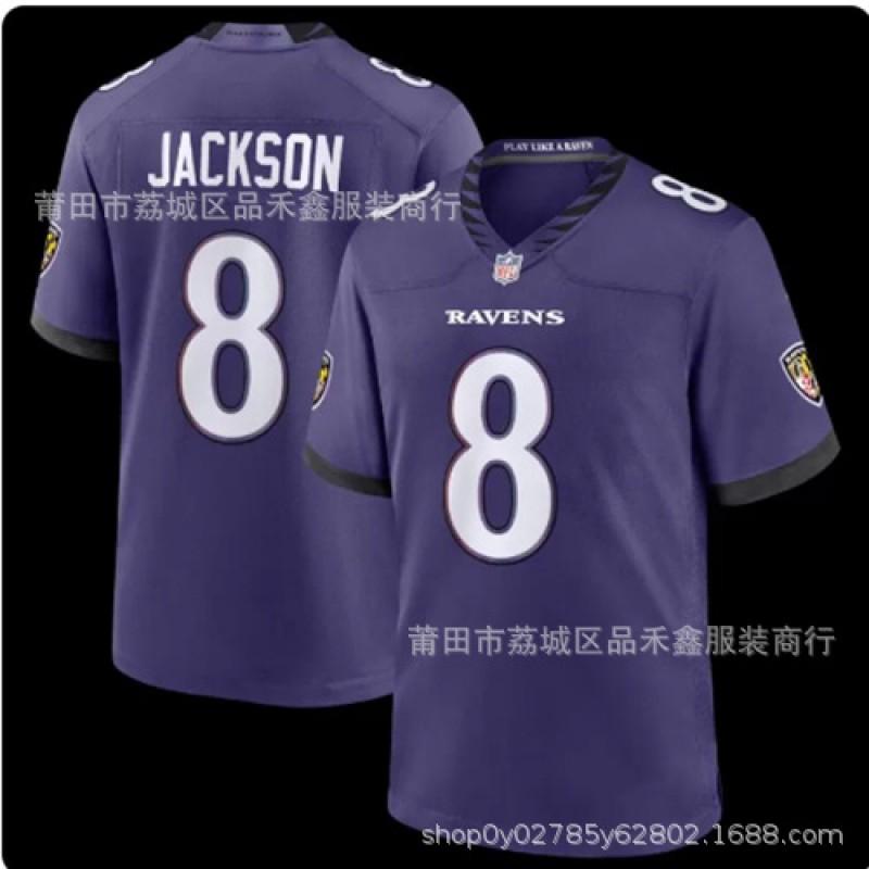 Baltimore Ravens NFL Football Jersey Men Women Cotton Embroidered Team Uniform Shirt Size S To XXXL