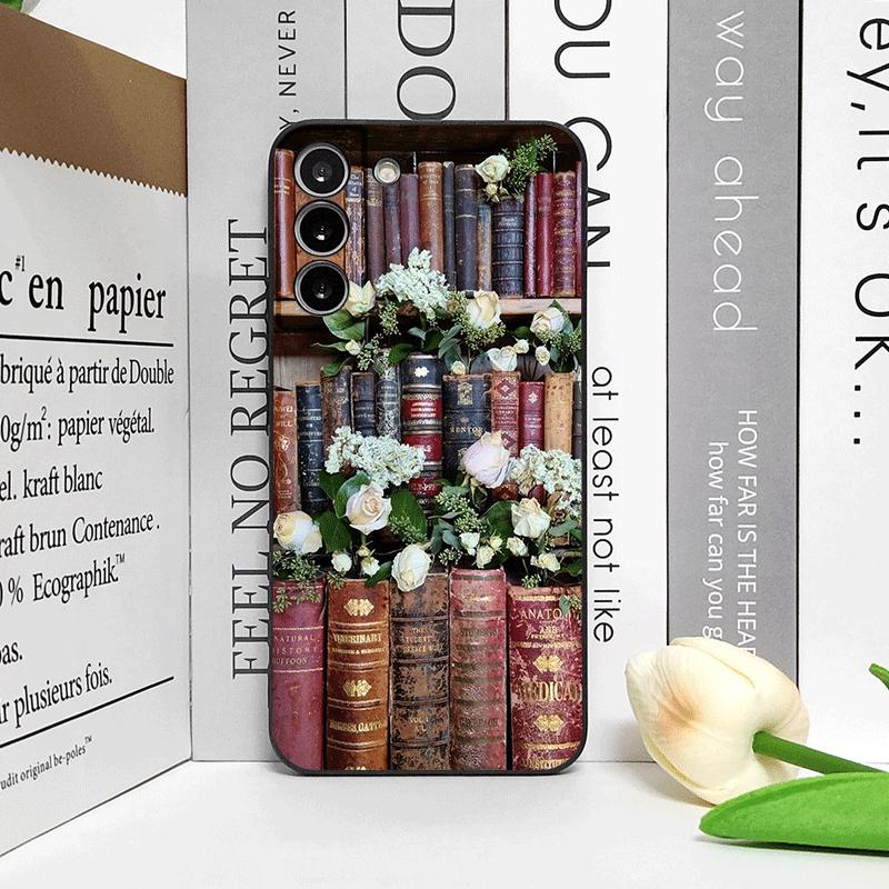 Винтажная книжная полка с перфорированным краем, фиолетовая, окрашенный чехол для телефона Google Pixel 9A 8A 7A 6A 6 7 PRO 8 9 Pro XL 5G, силиконовый мягкий чехол