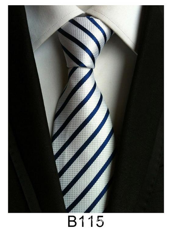 Мужской галстук ручной работы из полиэстерового шелка – повседневный, официальный или профессиональный