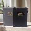 Планировщик 2026 года Блокнот А5 144 листа Твердый переплет Ежедневник Календарь Многофункциональный Расписание для баланса работы и личной жизни для путешествий, колледжа, дома