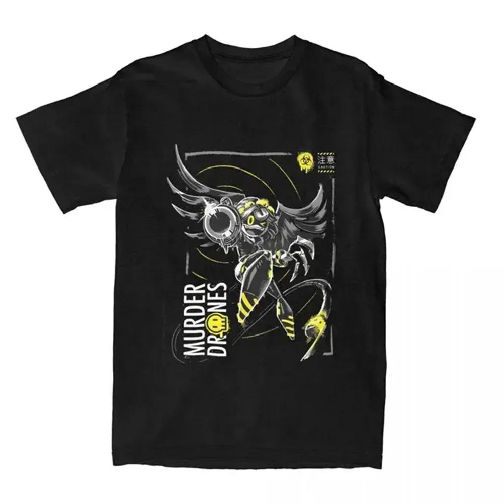 Unisex Women Murder Drones Designation N T Shirts Game Pure Cotton Tops Funny Short Sleeve O Neck Tee Printed TShirt Shirt Clothes
