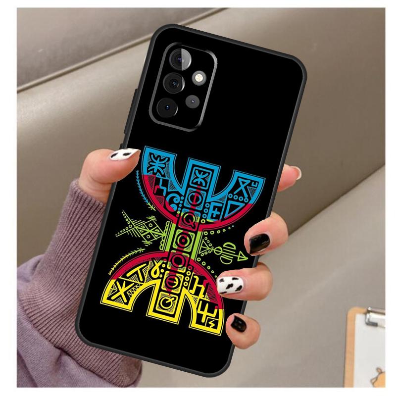 Amazigh Berber Flag Case For Samsung Galaxy A35 A55 A15 A32 A12 A22 A52 A06 A54 A34 A14 A56 A36 A26 A16 A13 A53