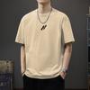 Cotton Short Sleeved T-shirt Men's Summer Ins American High Street Trend Couple Versatile Half Sleeved T-shirt Casual Clothes