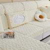 Jacquard Thick Sofa Covers Luxury Soft Sofa Seat Cushion Cover Elastic Solid Color Sofa Couch Case Living Room L-shaped Washable