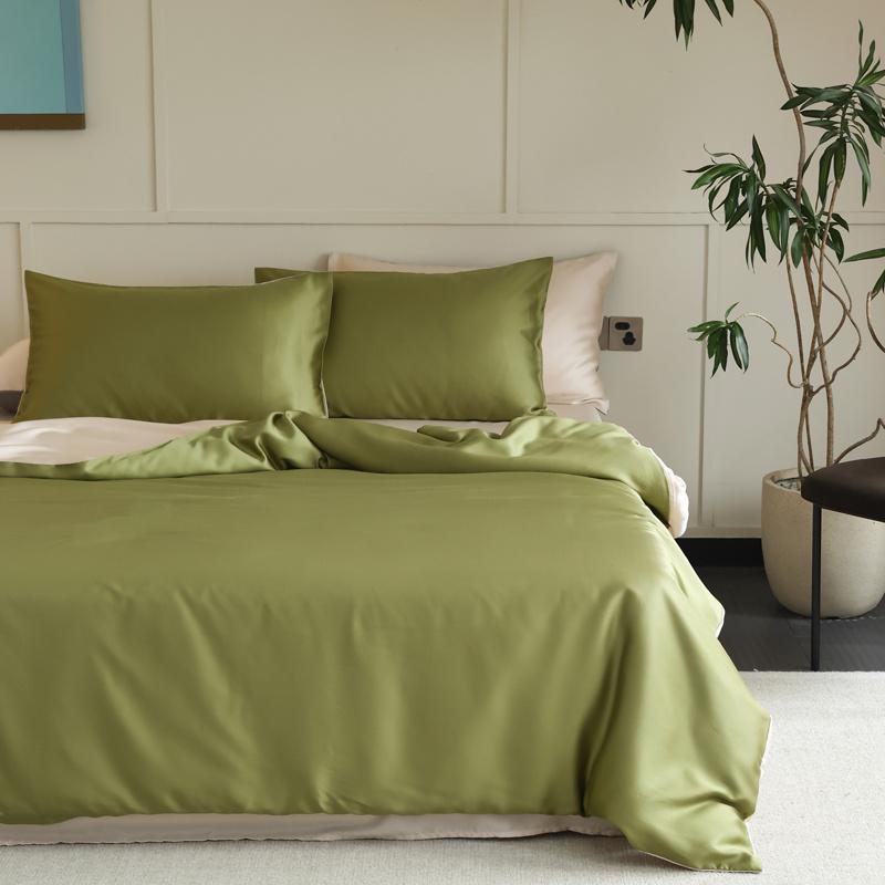 1шт пододеяльник из шелка Mulberry, однотонный гладкий пододеяльник с застежкой-молнией, двуспальное постельное белье размера «king-size»