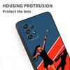 Спортивный стиль Чехол для Samsung A41 A35 A34 A33 A32 A25 A24 A23 A21s A06 A05 A04 A03 Note 10 20 Ultra 5G Черный