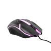 CM 818 Wired Optical Mouse Gaming Mouse 1200DPI USB Gaming Mouse Ergonomic Mouse with Colorful Breathing Light Black