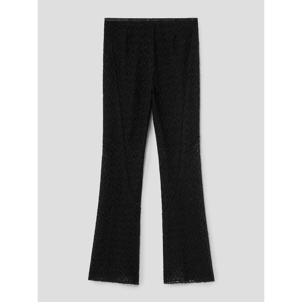 Черные брюки Anggae Lace Line