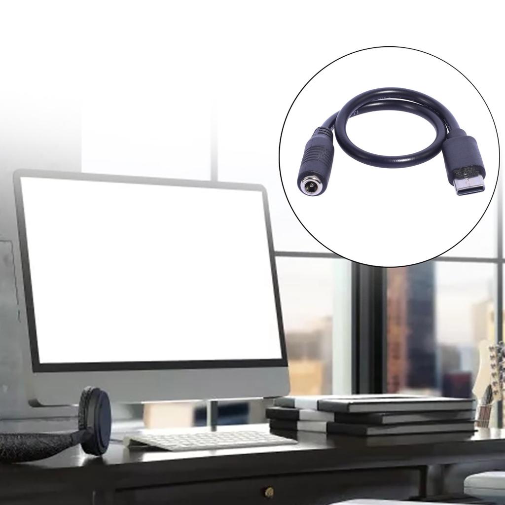 Кабель для зарядки USB Type C Male to 3.5x1.35mm Female для планшетов, телефонов и колонок