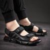 Men's sandals summer new outdoor casual Velcro men's sandals air cushion beach shoes latex soft-soled shoes