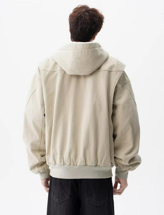 Мужская зимняя рабочая куртка Zuo Shan из плотного стираного велюра, утепленная