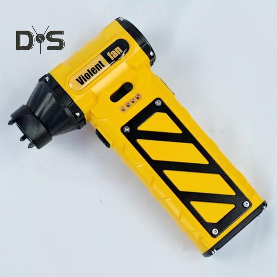 Электрический вентилятор для удаления пыли, мощный бесщеточный двигатель, регулируемая скорость, компактный дизайн, портативный ручной вентилятор