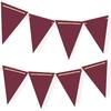 Graduation Decorations Maroon 2026/Maroon Graduation Party Decorations Texas/Burgundy Triangle Bunting Banner Aggie Burgundy Backdrop Birthday