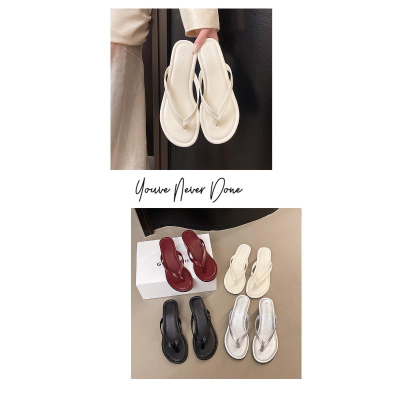 Slope Heel Fashion Clip on Cool Slippers Женские шлепанцы Тапочки на высоком каблуке