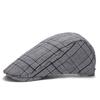 Hat Men Women Beret Autumn and Winter Retro Forward Cap England Painter Hat Outdoor Leisure Tweed Duck Tongue Cap