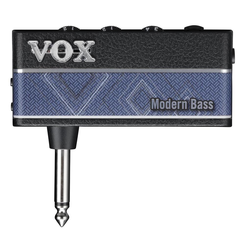Vox Наушники, Басовый усилитель, AmPlug 3, Modern Bass Без кабеля, Прямое подключение к гитаре, Идеально для домашних занятий, Работает от батареек