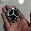 Car Sticker For Mercedes  benz W212 W213 W205 C238 Silver Black Hood Emblem Badge Genuine A0008171701