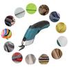 Rechargeable Fabric Electric Scissors Wireless Battery Cutter Cloth Carpet PVC Leather Cutting Tools DC3.8V 36W Cordless Sewing Shear