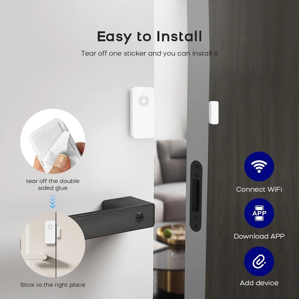 Alarm System Zigbee Door Window Detector Smart Home Security Alarm System Apartment