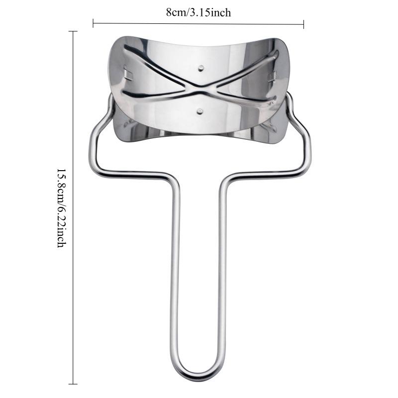 Stainless Steel Large Dumpling Skin Dough Circle Roller Machine Cutters Home Baking Maker Kitchen Pie Pizza Pastry Rolling Tools